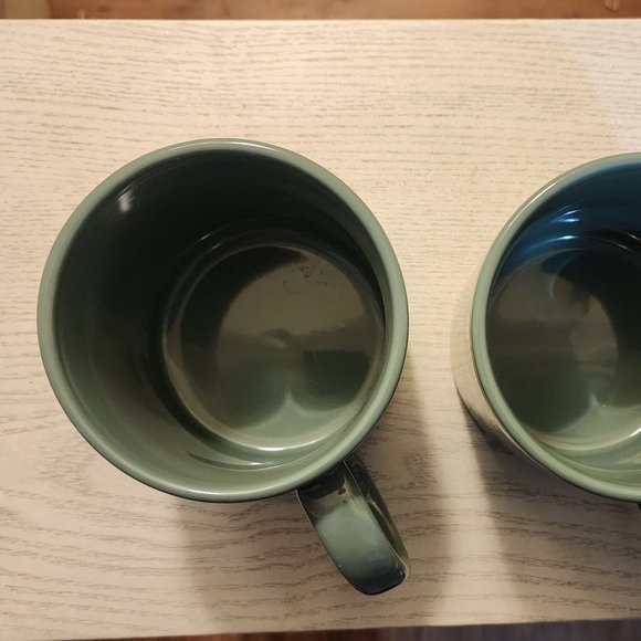 Green Tribal‎ Print Coffee Mugs SET OF 2 - Picture 4 of 4